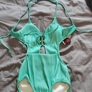 One piece bathing suit